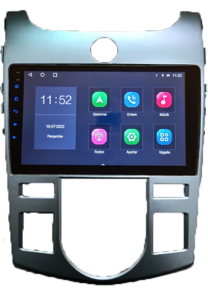 Kia Cerato 2010-2011 Yıl Dijital Kılma Android Sürüm 13 Kablosuz Carplay Navigasyon Multimedya 9 Inç Ekran 2gb Ram 32GB Rom Hafıza fırsatları