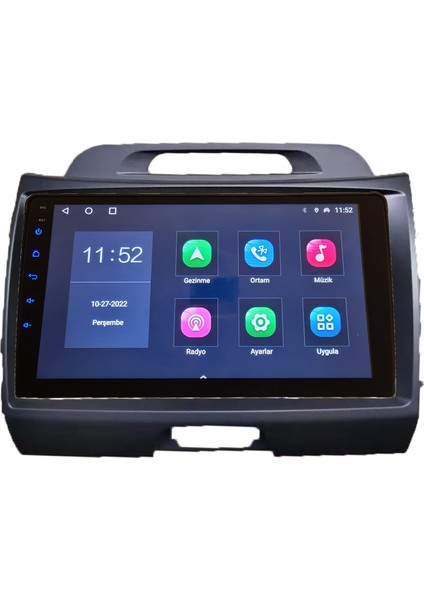 Kia Sportage 2010-2015 Yıl Android Sürüm 13 Kablosuz Carplay Navigasyon Multimedya 9 Inç Ekran 2gb Ram 32GB Rom Hafıza fırsatları