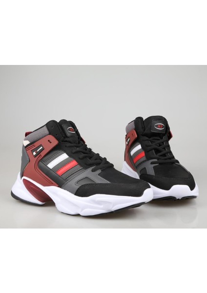 Mp 232-1014 Basket Ayakkabısı Siyah-Kırmızı Erkek Sneakers