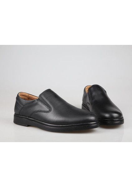 3K0326 Hakiki Deri Siyah Erkek Günlük Ayakkabı fırsatları