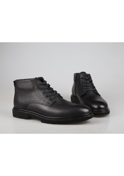 3K1827 Dr Jells Hakiki Deri Siyah Erkek Günlük Ayakkabı fırsatları