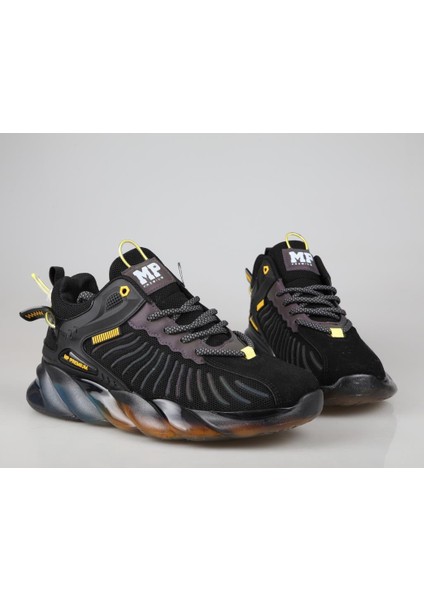 Mp 232-1229 Ithal Siyah Erkek Sneakers