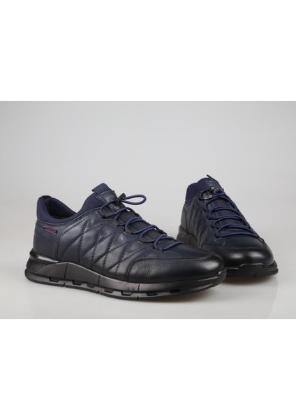 3K9860 Hakiki Deri Lacivert Erkek Günlük Ayakkabı fırsatları