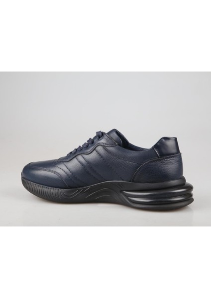 3K0738 Hakiki Deri Lacivert Erkek Günlük Ayakkabı fiyatları