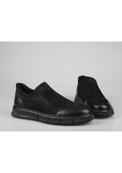 3K1857 Hakiki Deri Siyah Erkek Günlük Ayakkabı fırsatları