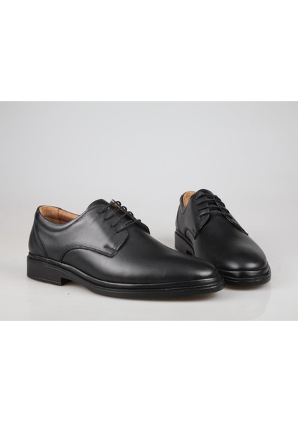 3K1047 Hakiki Deri Siyah Erkek Günlük Ayakkabı fırsatları