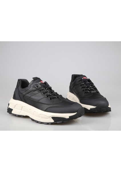 18351 Hakiki Deri Siyah Erkek Günlük Ayakkabı fırsatları