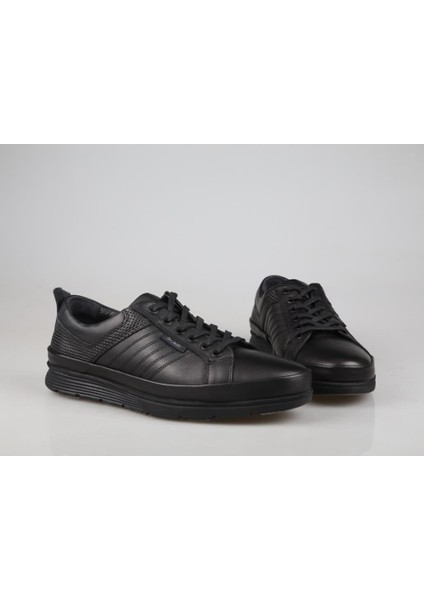 3K8896 Dr Jells Hakiki Deri Siyah Erkek Günlük Ayakkabı fırsatları