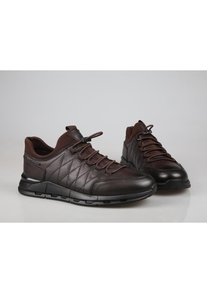 3K9860 Hakiki Deri Kahve Erkek Günlük Ayakkabı fırsatları