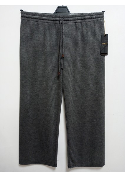 Büyük Beden Tesettüre Uygun Dört Mevsim Fitilli Pamuk Dokuma Kumaş Palazzo Pantolon