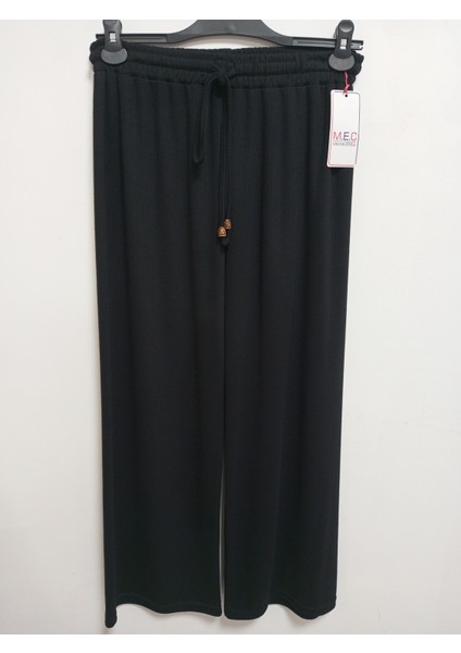 Büyük Beden Tesettüre Uygun Dört Mevsim Fitilli Pamuk Dokuma Kumaş Palazzo Pantolon