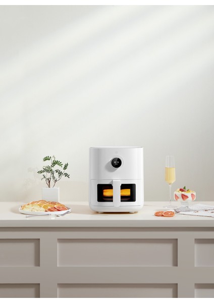 Air Fryer 4 Litre Beyaz Pro Akıllı Fritöz