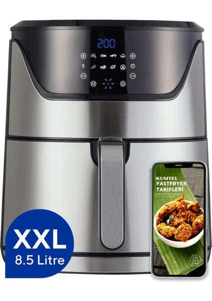 Inox Digital Fastfryer Yağsız Fritöz Airfryer