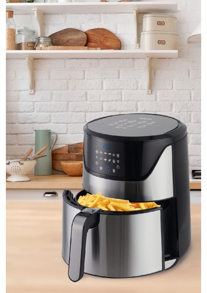 Inox Digital Fastfryer Yağsız Fritöz Airfryer fiyatları
