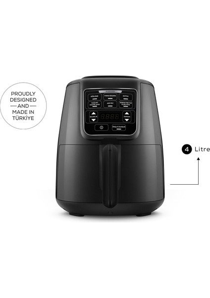 Air Pro Cook Köz Xl Airfryer Black Shine