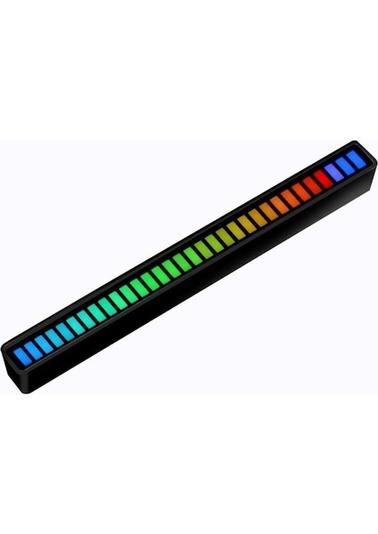 Sese Duyarlı Rgb Taşınabilir Ritim Işığı Ambiyans Aydınlatma  Ekolayzer LED USB Girişli LED Bar