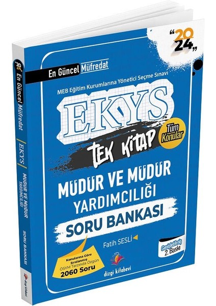 2024 MEB EKYS Müdür ve Müdür Yardımcılığı Soru Bankası - Fatih Sesli