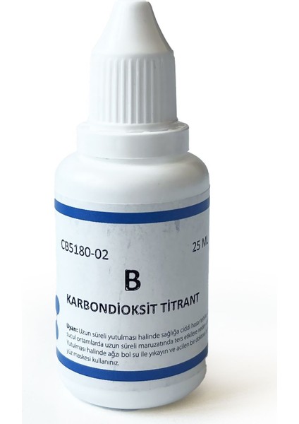 Karbondioksit Test Kiti 70 Test Titrimetrik 1 Ppm/damla