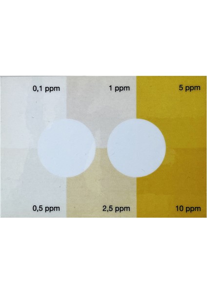 Amonyum Test Kiti 0-10 Ppm 100 Test Kolorimetrik Ammonium Su Kalite Akvaryum