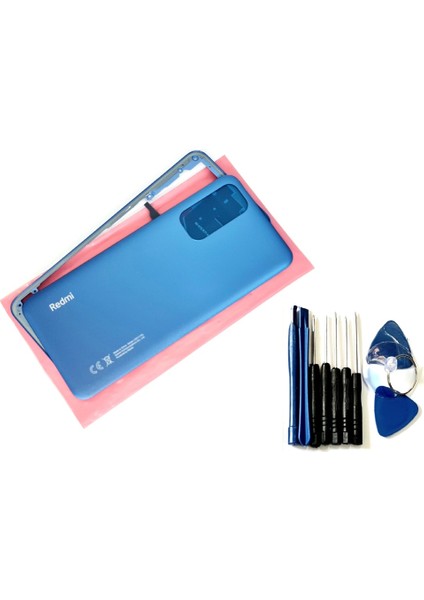 Xiaomi Redmi Note 11S Kasa Full Orj Arka Pil Batarya Kapağı (Tamir Seti) Mavi