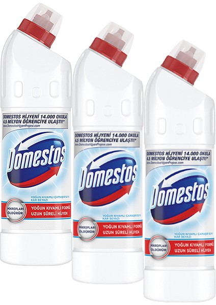 Kar Beyazı Çamaşır Suyu 750 ml x 3 Adet