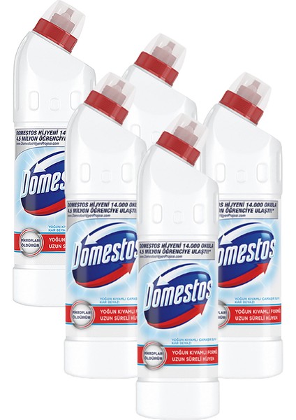 Kar Beyazı Çamaşır Suyu 750 ml x 5 Adet