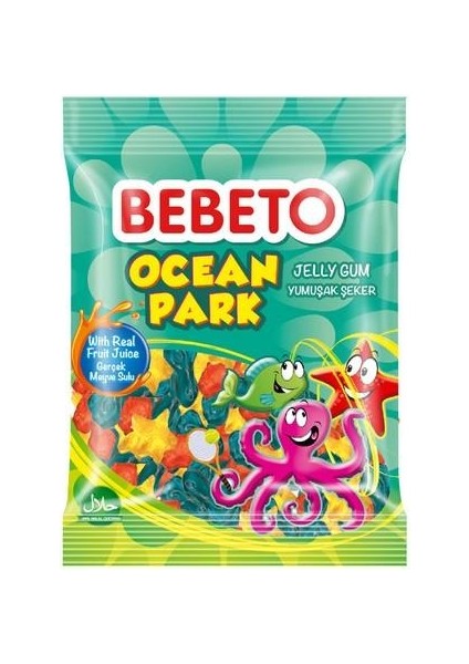 Jelibon Ocean Park Yumuşak Şeker x 12 Adet