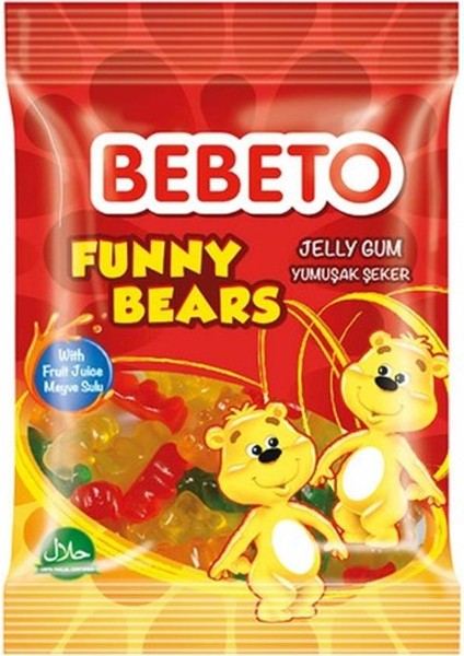 Jelibon Funny Bears Yumuşak Şeker x 12 Adet