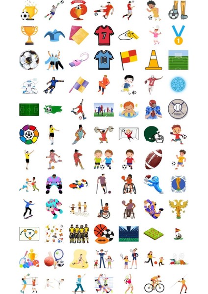 500 Adet Erkek Çocuklar Için Spor Sticker - Etiket fiyatları