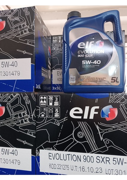 Evol 900 Sxr 5W-40 5 Lt Motor Yağı ( Üretim Yılı: 2024 ) x 3 Adet