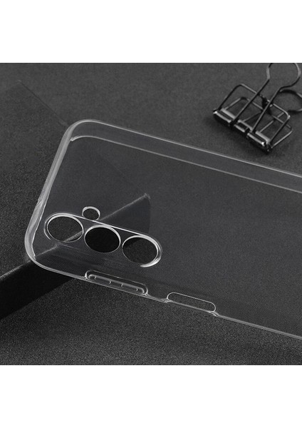 Samsung Galaxy M34 Kılıf Ultra Ince Şeffaf Silikon