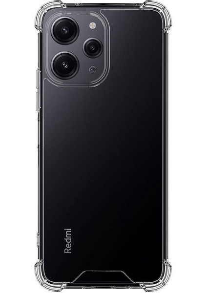Xiaomi Redmi 12 Kılıf Ultra Korumalı Şeffaf Antishock Silikon