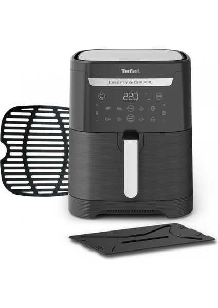 EY8018 Easy Fry & Grill & Xxl Yağsız Fritöz Airfryer, 6,5 Litre Kapasite, Onerous Mutfak Tartısı Hediye