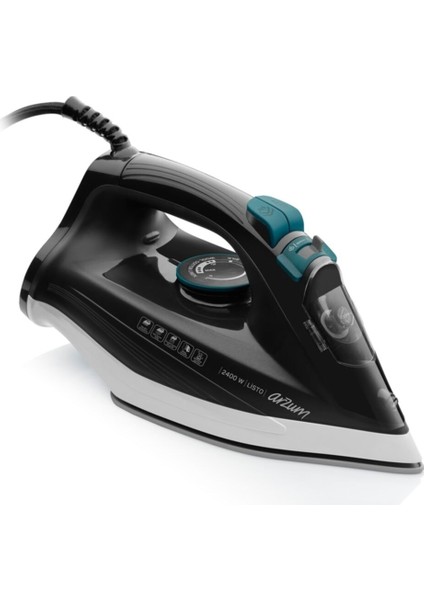 2400W Buharlı Ütü - Seramik Taban, Damlama ve Kireç Önleyici, Dikey Buhar, Ayarlanabilir Isı