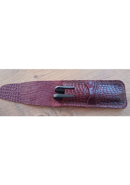 Hakiki Deri El Emeği Özel Kalemleriniz Için Kalemlik Kalem Kutu 27 cm 6 cm modelleri