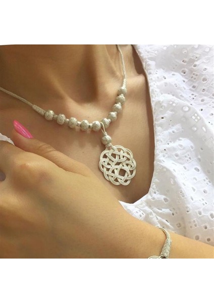 Kadın Aşk Düğümü Kazaziye Kolye