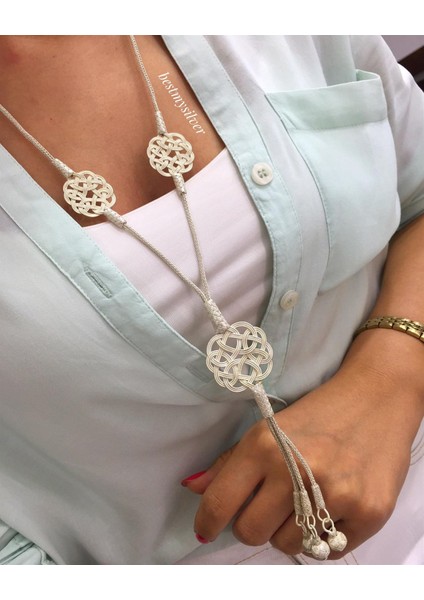 Kadın Gümüş Kazaziye Kolye