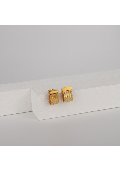 Kadın Trabzon Hasır Gümüş Küpe