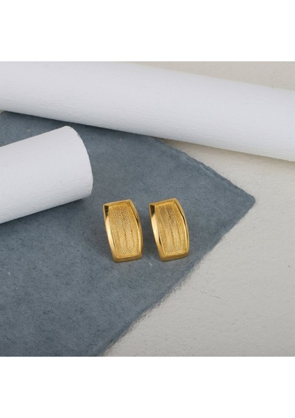 Kadın Gümüş Hasır Küpe modelleri