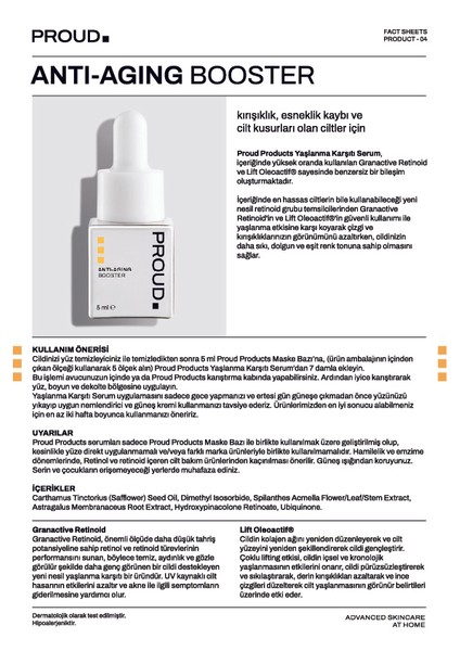 Anti-Aging Booster - Yeni Nesil Retinol