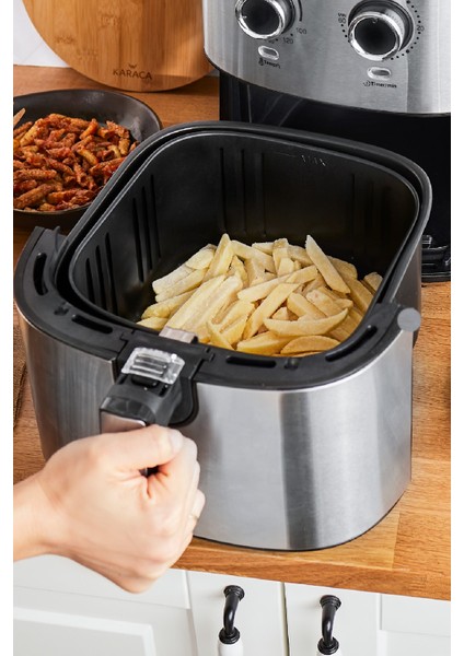 Multifry Inox Double Pan Airfryer 5,5 Litre Xl