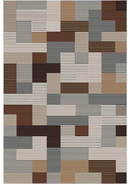 Dijital Mutfak Halısı Star Pamuk Kaymaz Taban Modern Andrina Kahve fiyatları