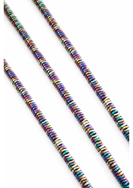 Hematit Doğal Taş Parlak Gökkuşağı 6X1MM Dizi fiyatları