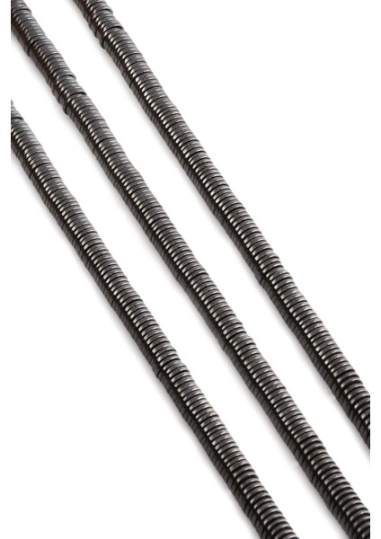 Hematit Doğal Taş Parlak Füme Daire Kesim 6X1MM Dizi fiyatları