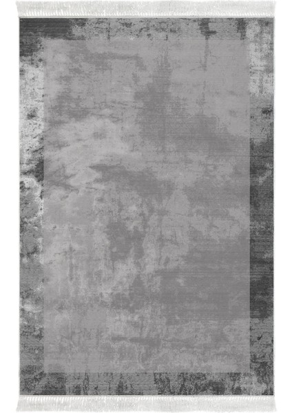 Dijital Mutfak Halısı Star Pamuk Kaymaz Taban Saçaklı Modern Amelia Gri fiyatları