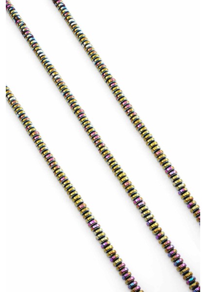 Hematit Doğal Taş Parlak Gökkuşağı 4X2MM Dizi fiyatları