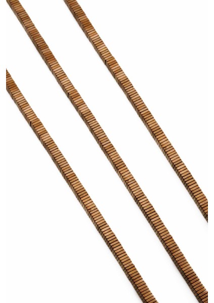 Hematit Doğal Taş Parlak Kahverengi Rondela Kesim 4X1MM Dizi fiyatları