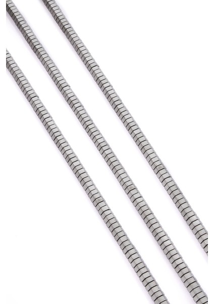 Hematit Doğal Taş Mat Açık Gri Vida Rondela Kesim 6X2MM Dizi fiyatları