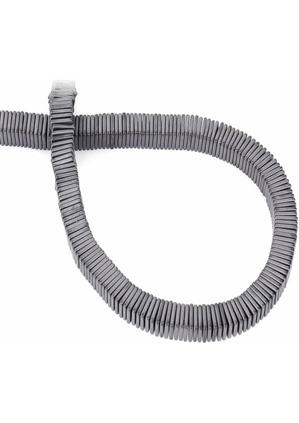 Hematit Doğal Taş Mat Gri Rondela Kesim 6X1MM Dizi