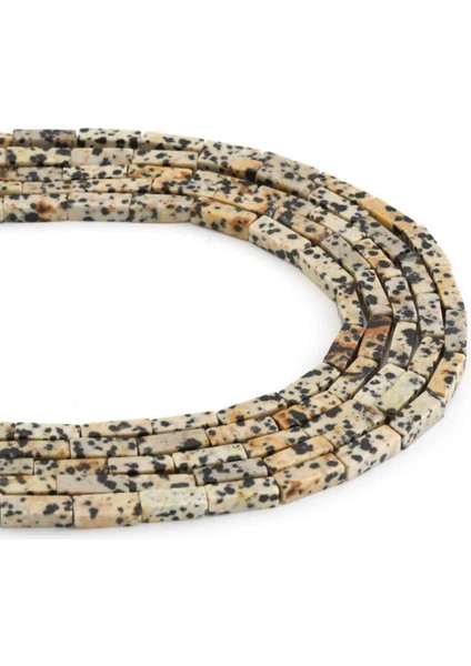 Dalmaçyalı Jasper Doğal Taş Dikdörtgen Kesim 4X13MM Dizi